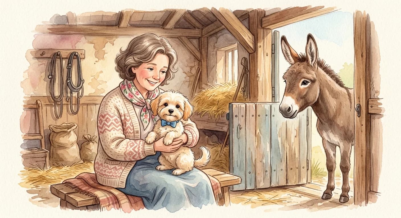 ลากับสุนัขตัวโปรด