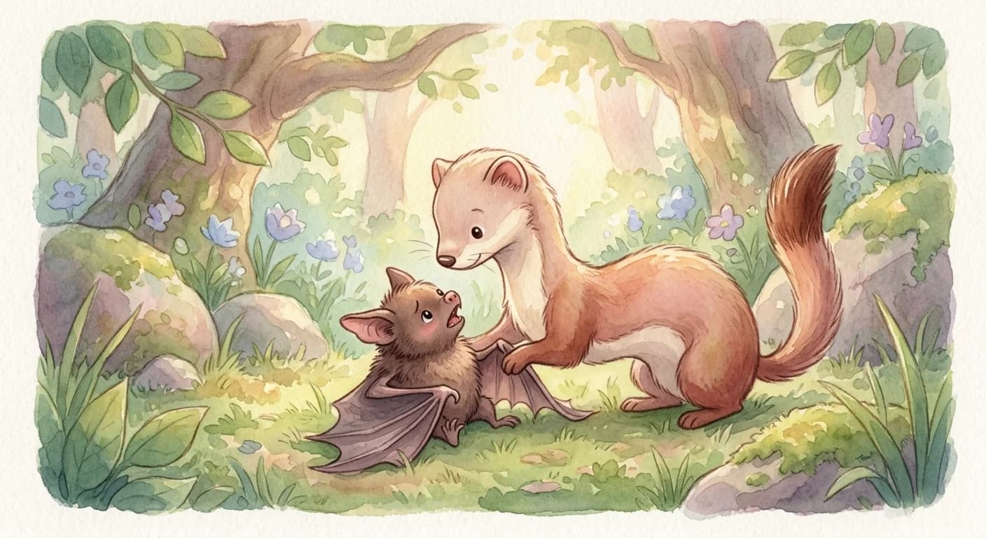 ค้างคาวกับพังพอน