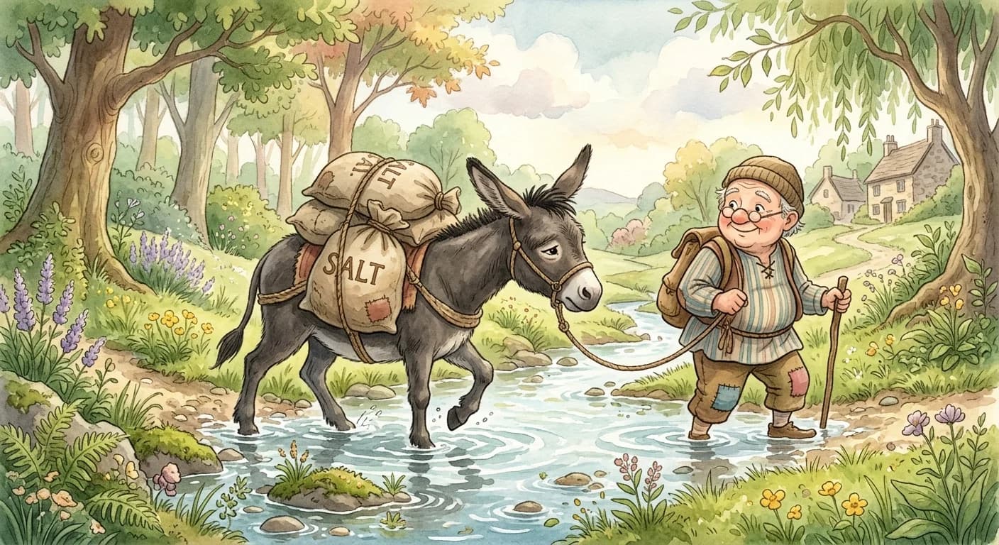 ลากับเกลือบรรทุก