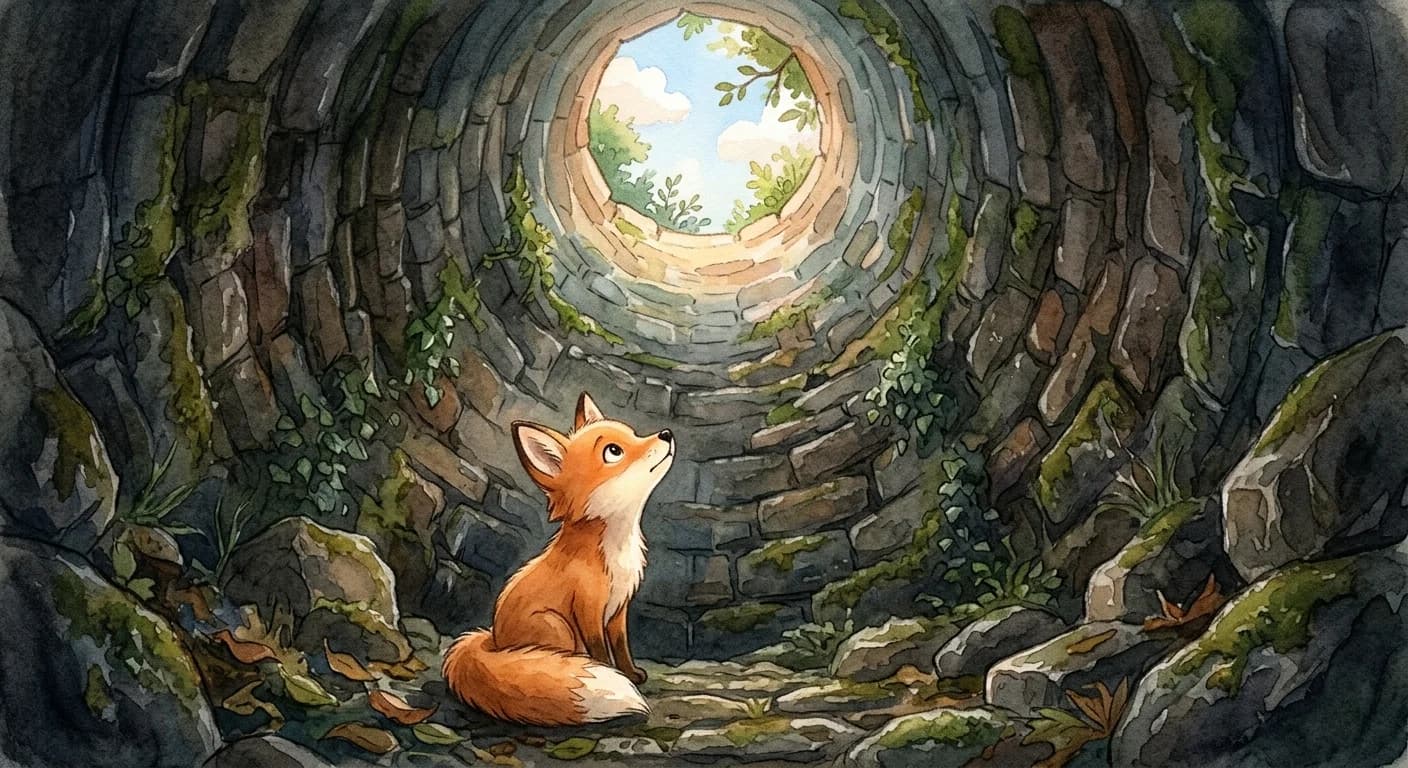 สุนัขจิ้งจอกกับแพะ