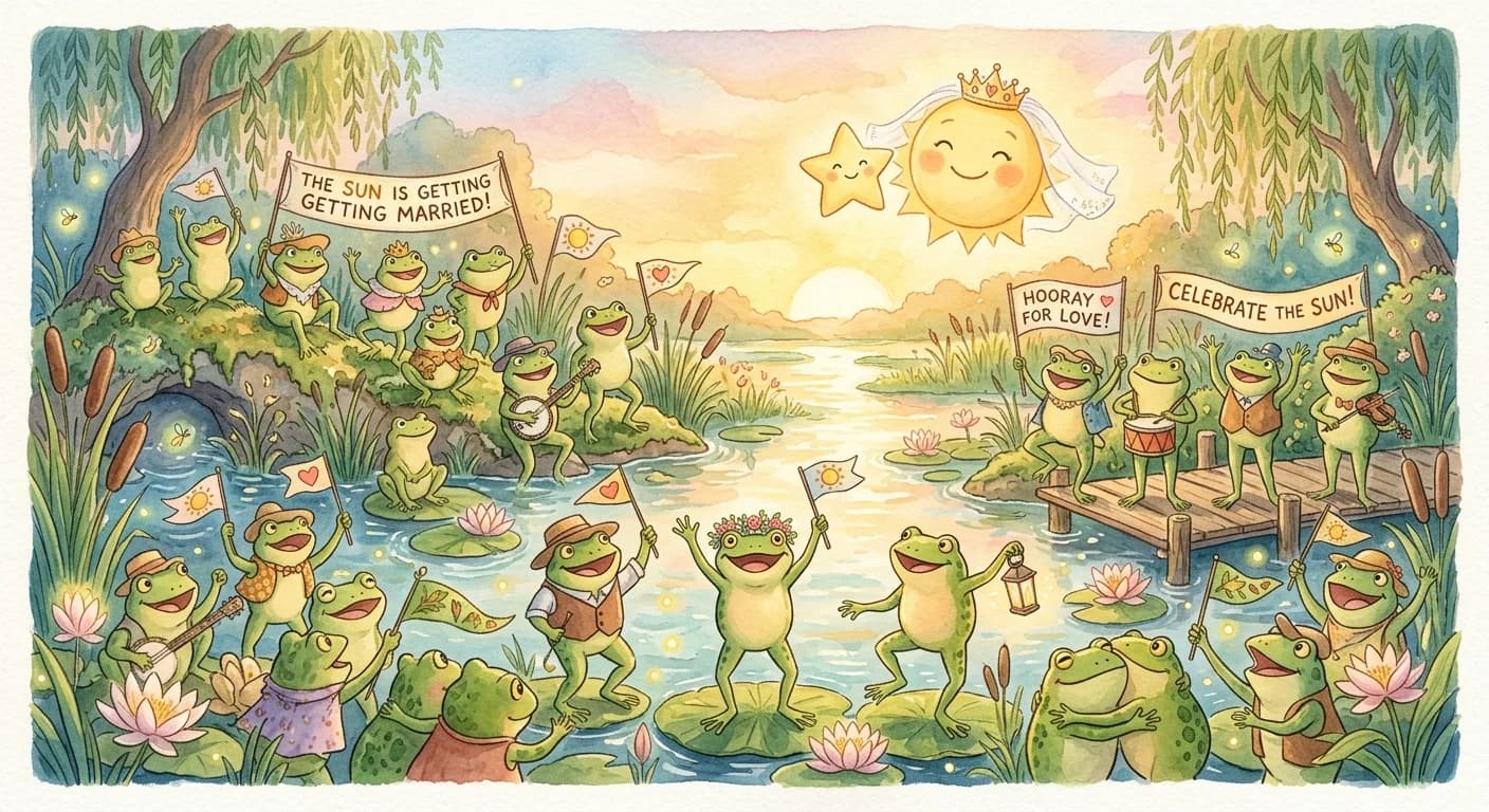 กบกับดวงอาทิตย์