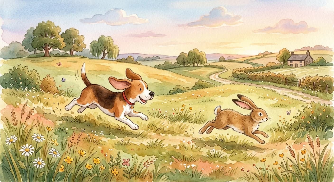 กระต่ายกับสุนัขล่าเนื้อ