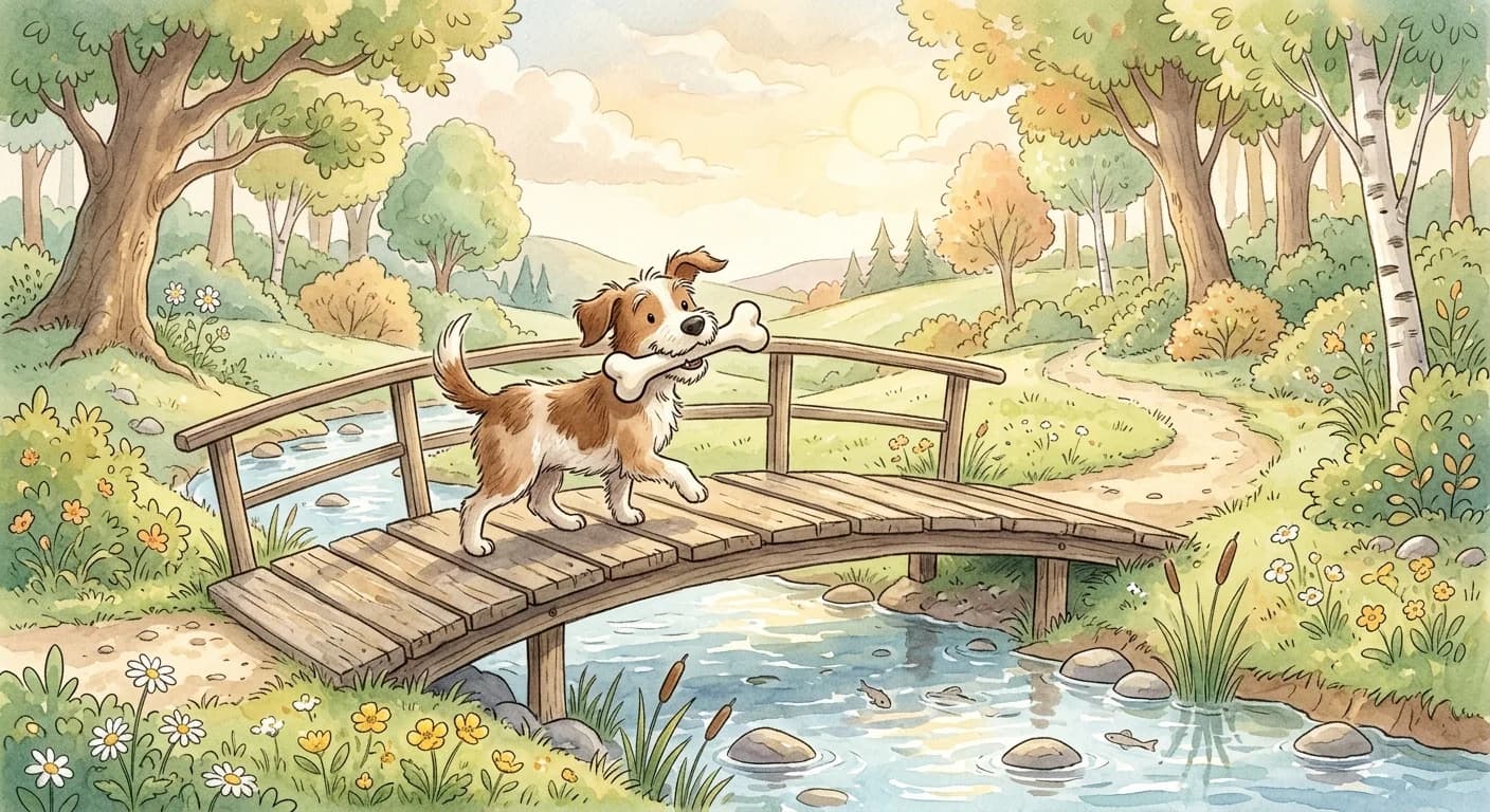 หมากับเงา